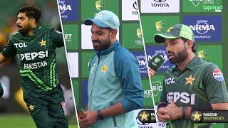 Muhammad Rizwan And Haris Rauf Post-Match Presentation Today Pak Vs Aus After Winning ODI Series  |