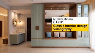 Work of art | 2BHK interiors at My Home Mangala, Kondapur, Hyderabad | by Kaarigari.