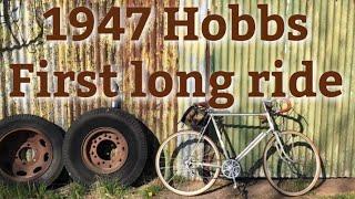Another beautiful country ride! 1st long ride on the Hobbs of Barbican 531 vintage lugged steel bike