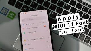 Apply MIUI 11 Font Without Root \ Redmi K20 Pro \ Poco F1 \ Any Redmi Phones