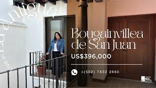 CASA BOUGAINVILLEA DE SAN JUAN EN ANTIGUA GUATEMALA US$396,000