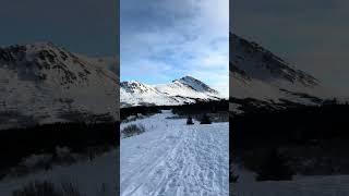 Hiking in Alaska during the winter #alaska #hiking