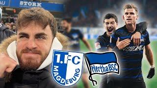 MAGDEBURG VERSPIELT FÜHRUNG ! 1.FC Magdeburg - Hertha BSC 1:3 Stadionvlog