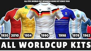 All FIFA WorldCup Winners Home Kits Since 1930....