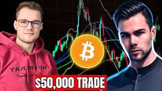 Krypto: $50,000 Swing Trade | Trading Gebühren und Einstiege mit @didirandom