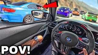 20 Minutes of Chasing BMW Drivers In A 700HP Tuned BMW M4 G82 [LOUD EXHAUST POV]