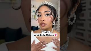 FINALLY TRYING ARAB BRIDAL MAKEUP FOR MY AMERICAN WEDDING CEREMONY 