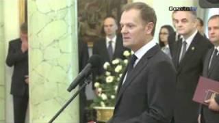 Nowy rząd Tuska. Premier przyrzeka prezydentowi ciężką pracę