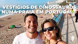 PRAIA GRANDE DO RODÍZIO, SINTRA, PORTUGAL: Pegadas de dinossauros ao ar livre e à beira mar???