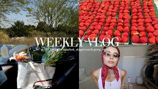a spring home vlog l farmers market, cooking, etc.