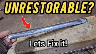 How To Restore Dents in Steel Trim. 1953 Chevy Kustom Chicken Truck Project