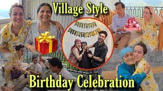 My Village Style Birthday Celebration || Birthday Celebration and Gifts || Jyotika and Rajat