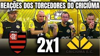 REAÇÕES DOS TORCEDORES DO CRICIÚMA NA DERROTA PARA O FLAMENGO FLAMENGO 2X1 CRICIÚMA