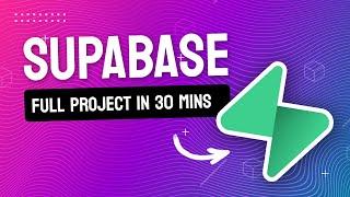 Supabase Full Project ️ The FASTEST Way to Ship a SaaS App?