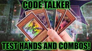 HOW TO PLAY A CODE TALKER DECK! TEST HANDS AND COMBOS! (FEBRUARY 2022) YUGIOH!