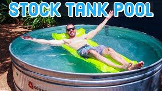  How to Make a Stock Tank Pool | DIY | Pinterest