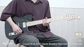 WhiteGuitars -  G&L Custom Shop ASAT Classic Bluesboy Semi-Hollow - Andromeda