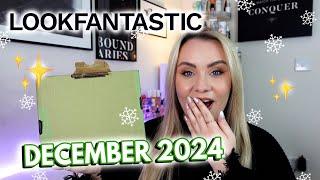 *SNEAK PEEK* LOOKFANTASTIC BEAUTY BOX UNBOXING DECEMBER 2024   MISS BOUX