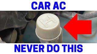 Doing This Will Wreck Your Car AC