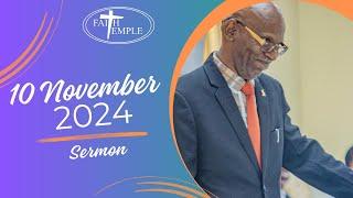 10 November 2024 | Sunday Service Sermon