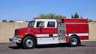 2001 International 4900 Hi Tech Type 3 Fire Pumper For Sale