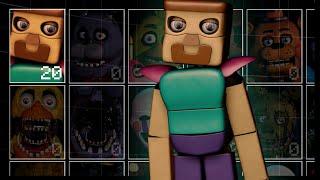 Steve from Minecraft became a Animatronic! (UCN Mods)