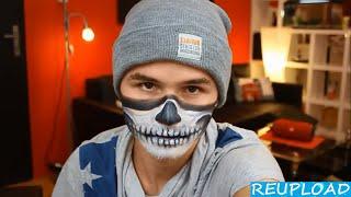 HALLOWEEN SKULL MAKEUP | DENISTV (REUPLOAD)