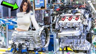 VW ENGINE Factory2024: Manufacturing Volkswagen engine [motor] – Production step by step: Assembly