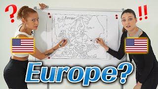 Americans Try To Label A Map of Europe!!