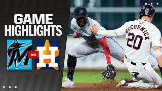 Marlins vs. Astros Game Highlights (7/9/24) | MLB Highlights