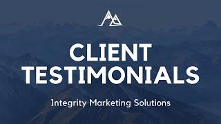 Elder Law Firm Marketing | Client Testimonials | Integrity Marketing Solutions