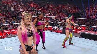 Alexa Bliss Bianca Belair & Asuka vs Local Competitors - WWE Raw 8/29/22