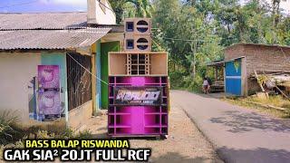 Cantik Itu Murah !! BASS Balap Riswanda 20 Jutaan Siap Bunyi RCF Radiator NZ