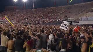 Vanderbilt fans take down goalpost after upsetting Alabama