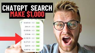 NEW ChatGPT Search Hack Makes $1,000 Daily (Make Money Online With ChatGPT)