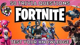 Ultimate Fortnite Trivia Quiz 2022 | 50 Questions