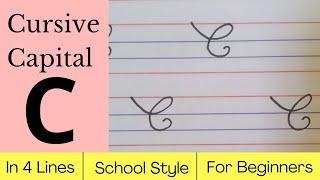 Learn How to write Cursive Capital C | For Beginners