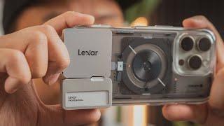 Minimal iPhone Filming Setup That ACTUALLY Makes Sense - Lexar Go Portable SSD