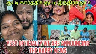 Pandiyamma Pregnant| Yes !! Officially we announced the happy news | Karthick ️ Indrajasankar