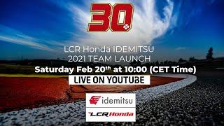 LCR Honda Idemitsu 2021 Team Launch