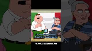 Family Guy: when Peter teaches an old Italian lady how to use an iPad