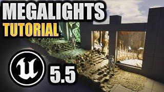 How To Use MegaLights Tutorial - Unreal Engine 5.5