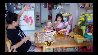 Món quà Trung Thu sớm. #tepgaofamily #begaotihon #haihuoc #vui #funny #giadinh #vuinhon #cute #baby