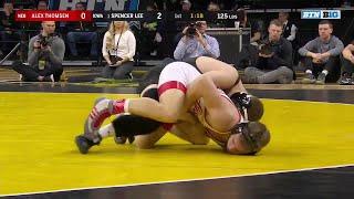 125 LBS: #1 Spencer Lee (Iowa) vs. Alex Thomsen (Nebraska) | 2020 B1G Wrestling