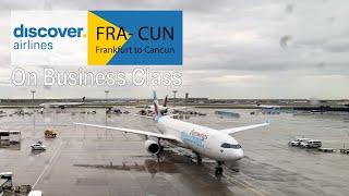 DISCOVER Airlines Business Class from Frankfurt to Cancun