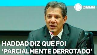 Haddad diz que foi 'parcialmente derrotado' sobre questão das carnes da reforma tributária