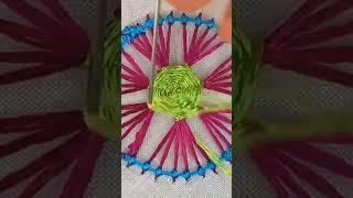 Stem Stitch/Stem Stitch Hand embroidery/Threads Skills/Shorts