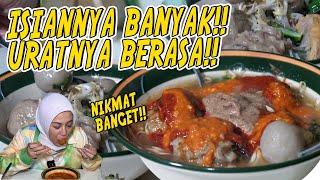 ISIANNYA BANYAK!! URATNYA BERASA!! BAKSO MAS RONY!!