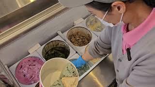 배스킨라빈스 신입 파트너 교육 영상 하프갤론 세로 뜨기