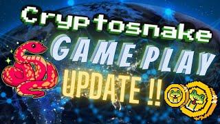 CRYPTOSNAKE GAMEPLAY UPDATE !!